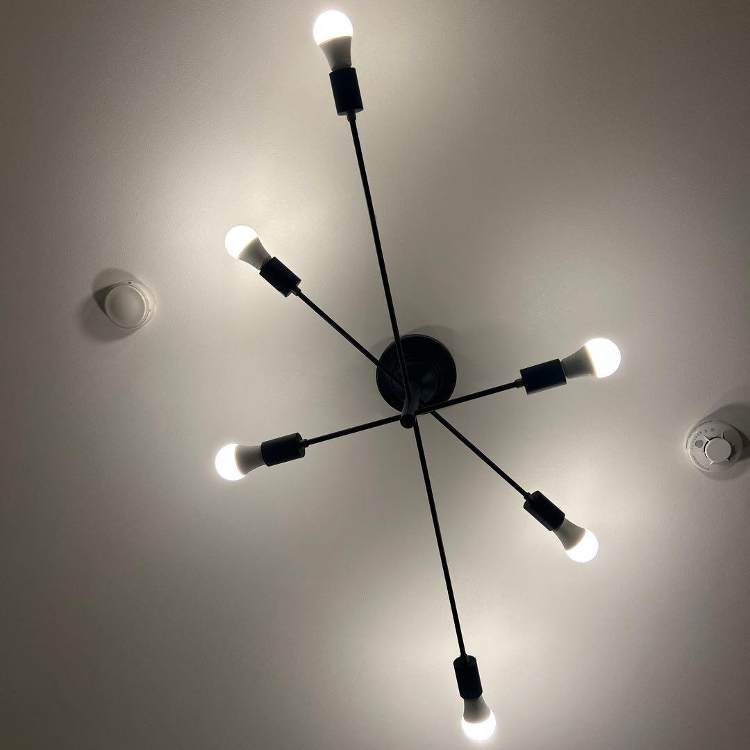 【美品】INTERFORM INC. シーリングライト（スマート電球5個付き）