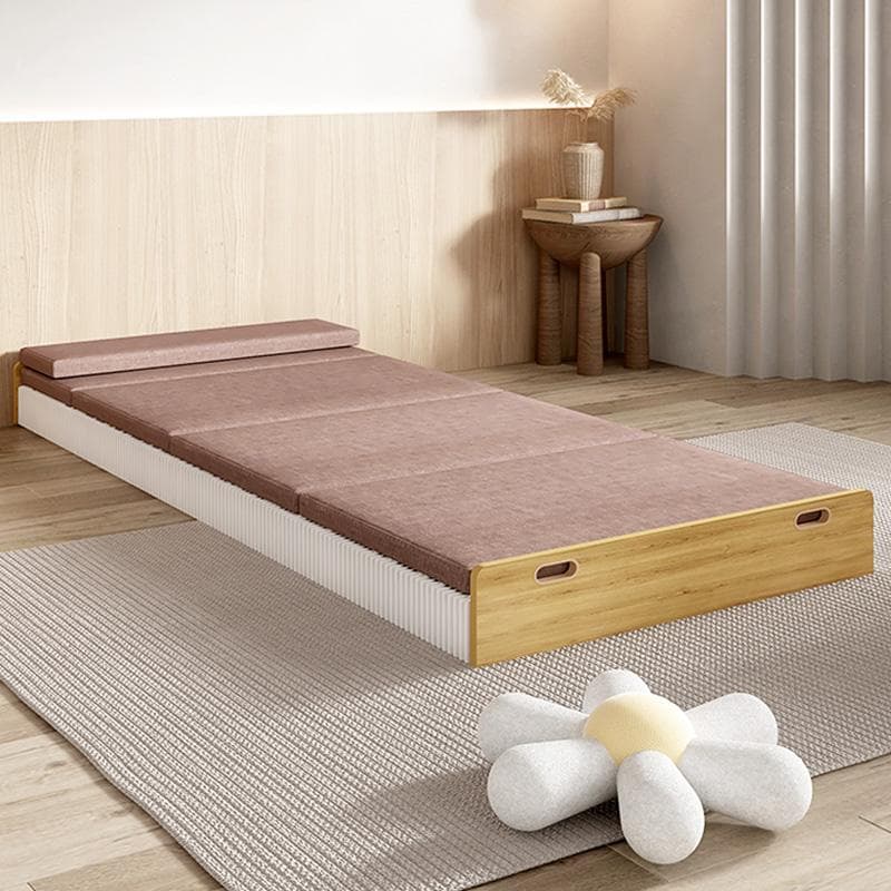 ペーパー折りたたみベッド幅90㎝高さ16㎝組立不要マットレス付き 軽量 通気性