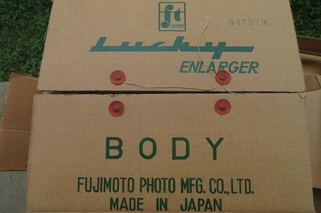 昭和レトロ藤本写真機製作所ラッキーレンジファイダー66カラー引伸機ジャンク品