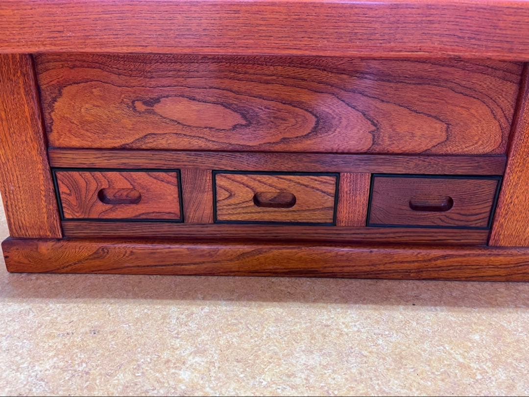 昭和レトロ　囲炉裏　座卓　引き出し付き　灰付き　五徳付き　火箸付き