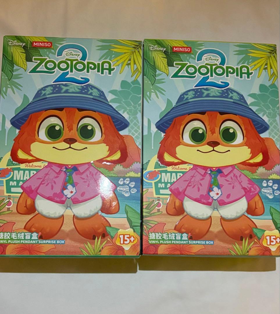 【2つセット】MINISO ズートピア2 バックチャーム