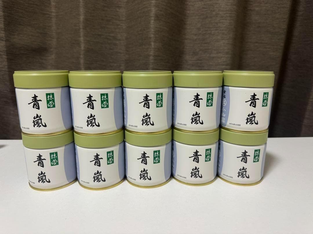 ヤブ　抹茶丸久小山園　 青嵐 Aoarashi 40g 10缶セット