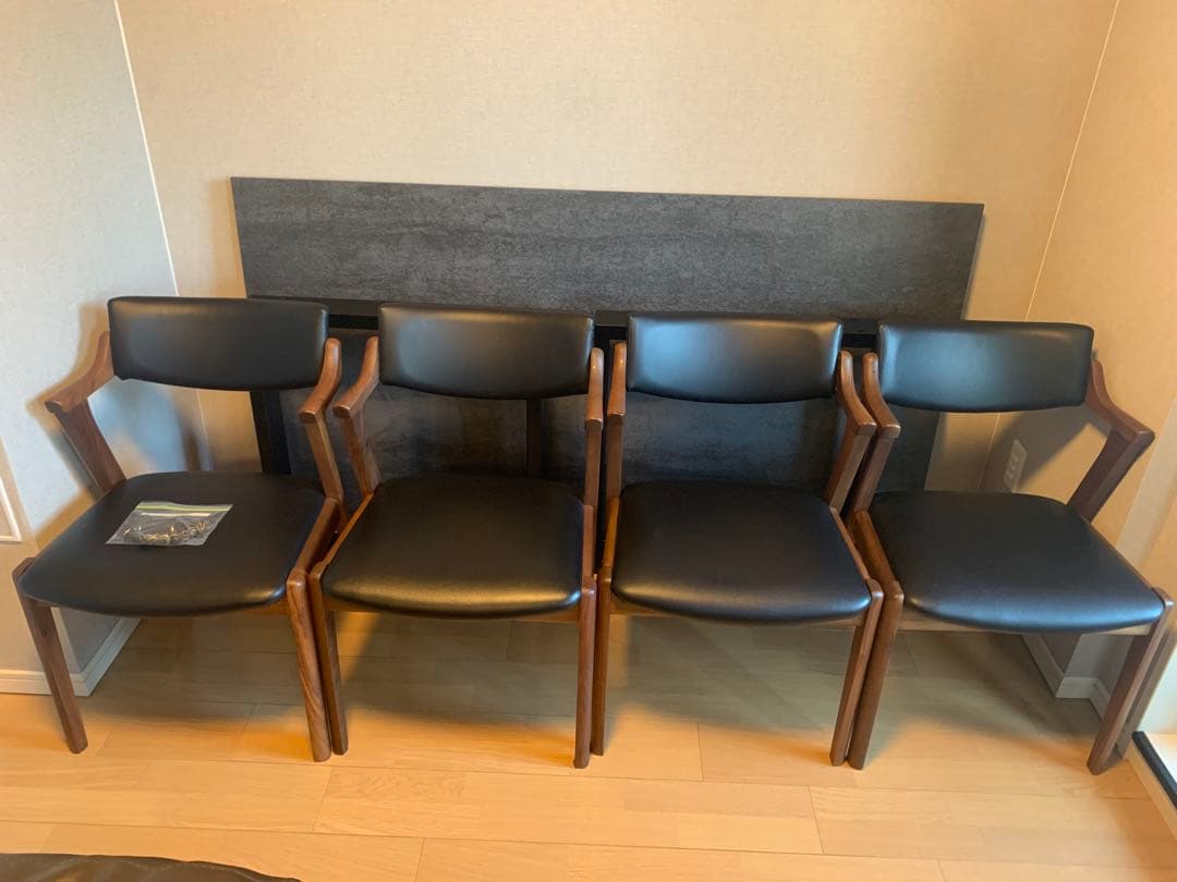 【送料無料】パンテスセラミックダイニングテーブル180✖️90＆パンテスチェア4脚