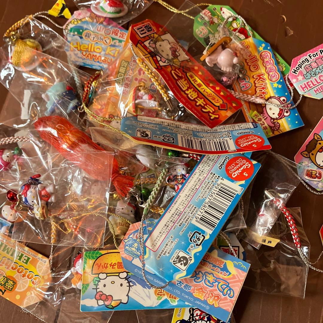 【レアあり】　ご当地ストラップ　ハローキティ 19点セット　根付け