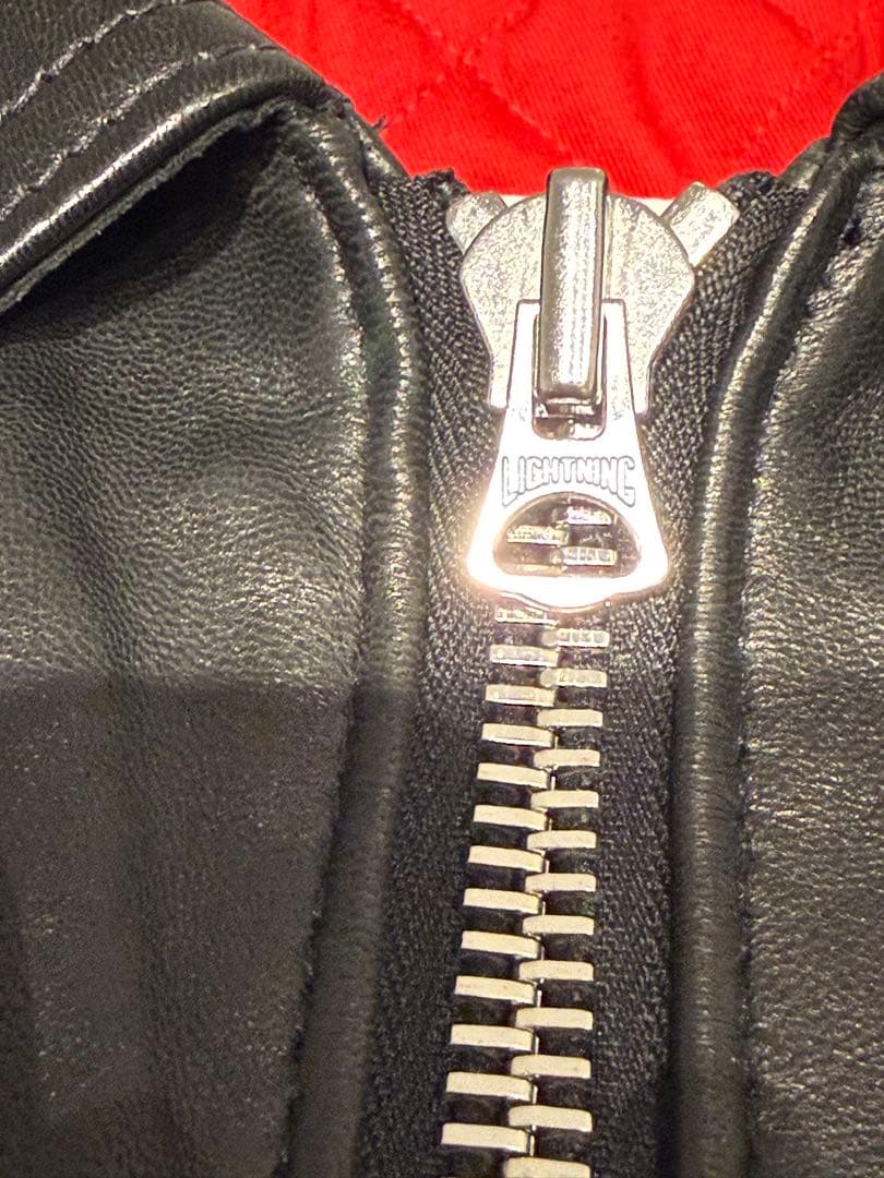 d*」様 美品 ルイスレザー 551T ドミネーター タイトフィット シープ 黒