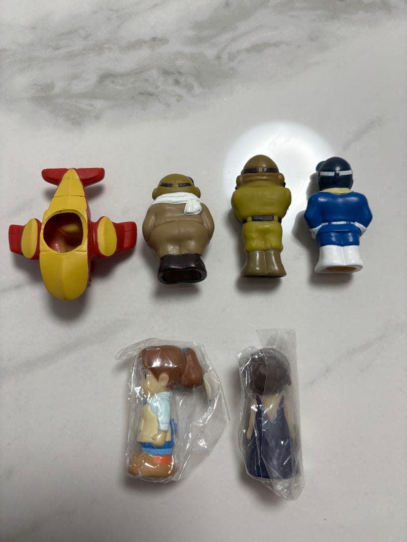 ジブリ　紅の豚　指人形　ソフビ