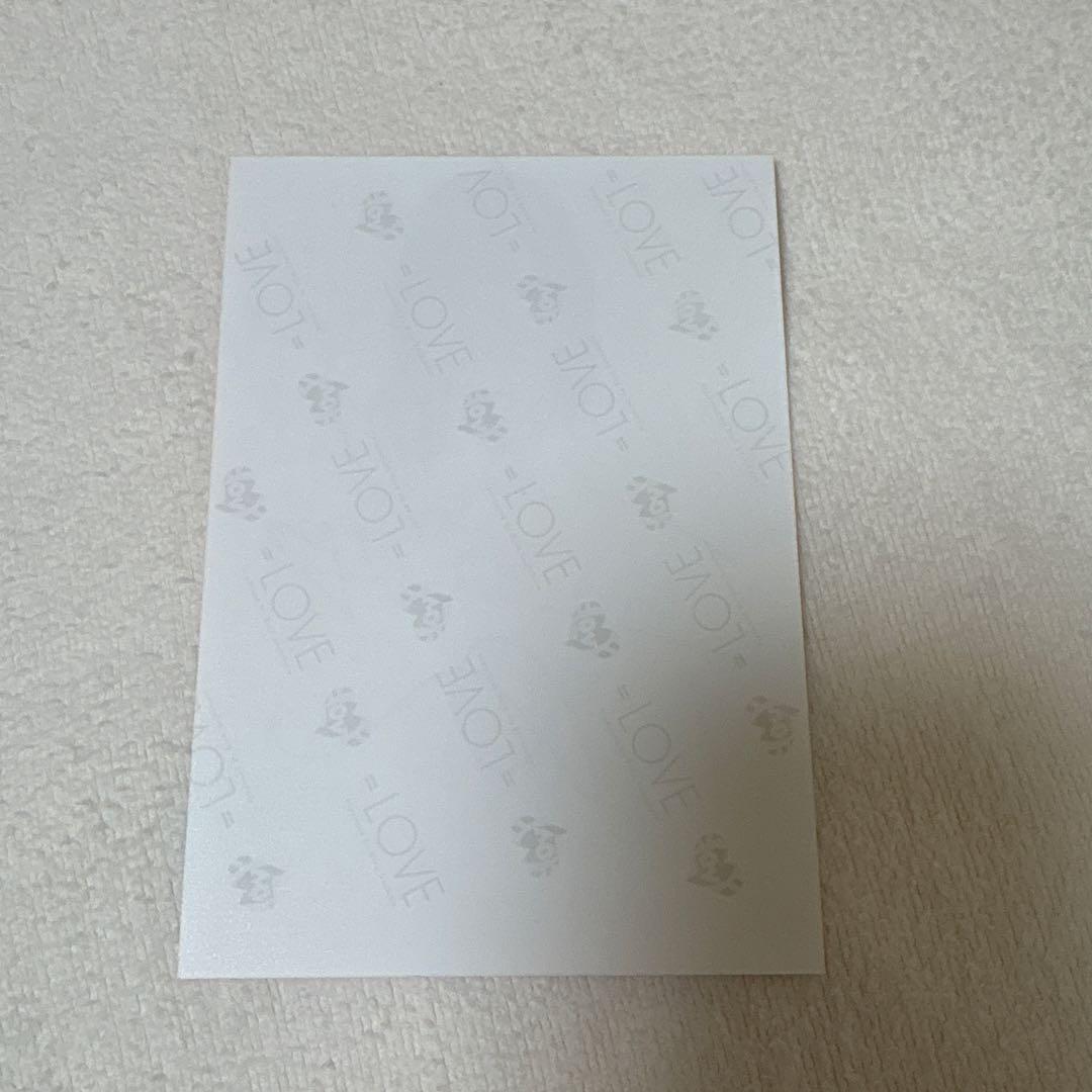 ま*も様 イコラブ = LOVE 佐々木舞香 生写真 直筆 チュウ