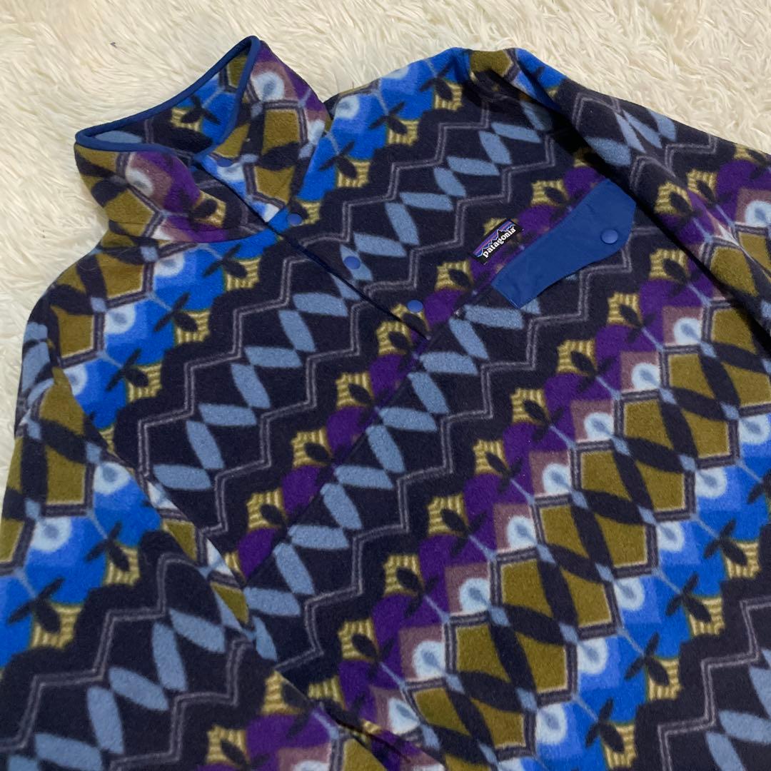 美品！patagonia パタゴニア/フリースジャケット/S/マルチカラー/総柄