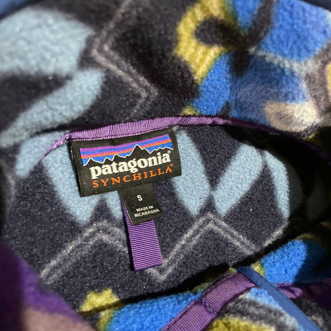 美品！patagonia パタゴニア/フリースジャケット/S/マルチカラー/総柄