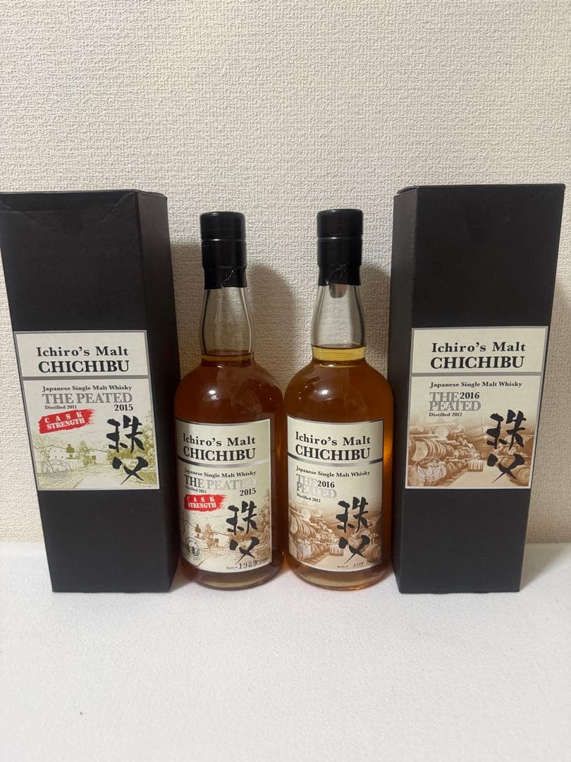 イチローズモルト 秩父 ピーテッド 【2015】【2016】2本セット