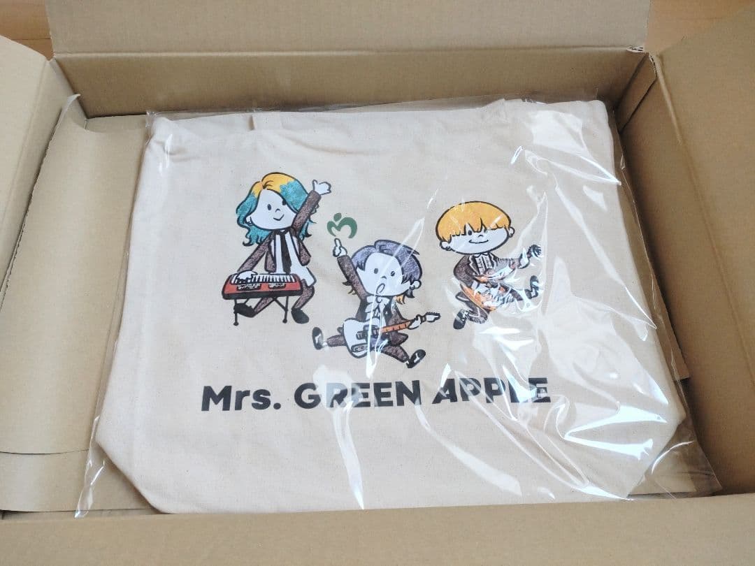 Mrs. GREEN APPLE トートバッグ