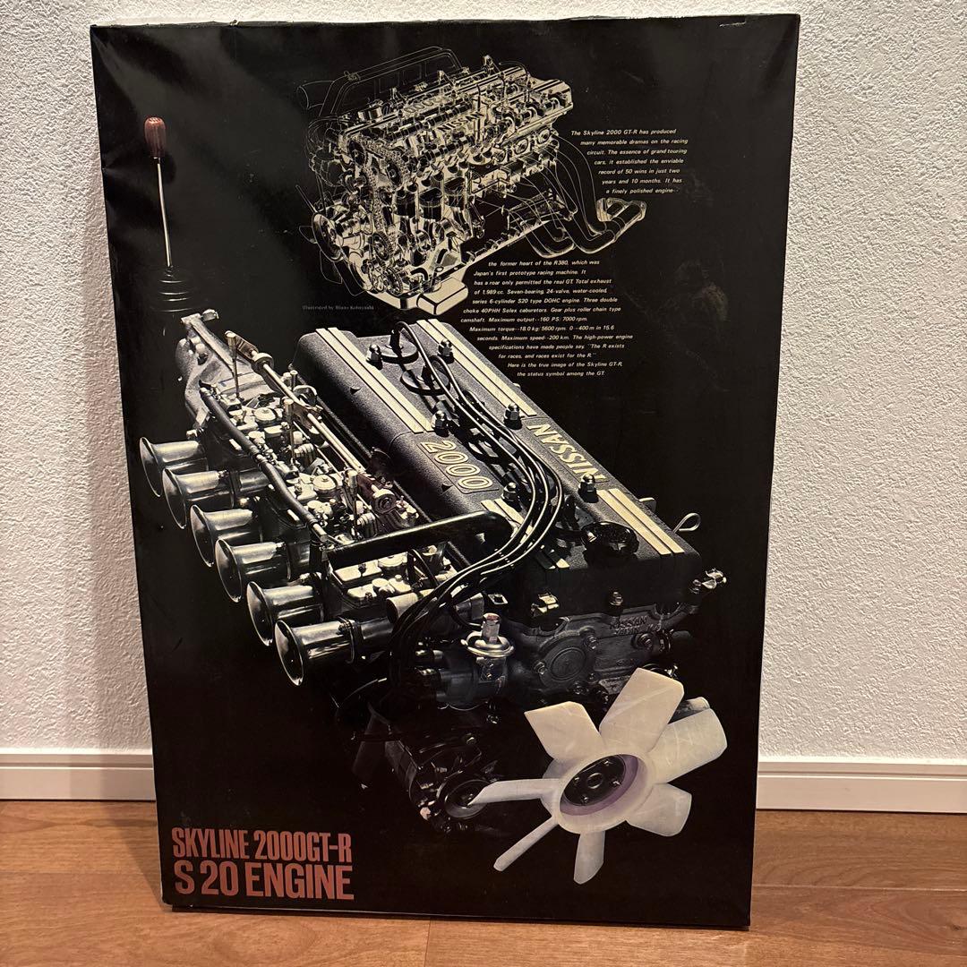 ニッサン　スカイラインGT-R エンジンパネルとおまけ