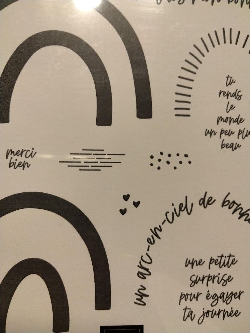 お値下げ！未使用　虹！フランス語　レインボーダイ＆スタンプ　スタンピンアップ