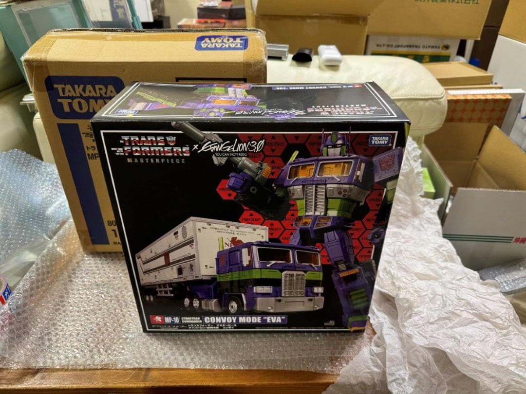 MP-10 コンボイ モードエヴァ トランスフォーマー 純正送付箱のみ開封