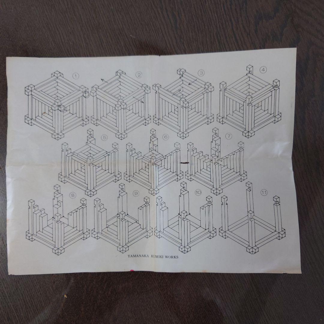 【希少】山中組木工房　マス型