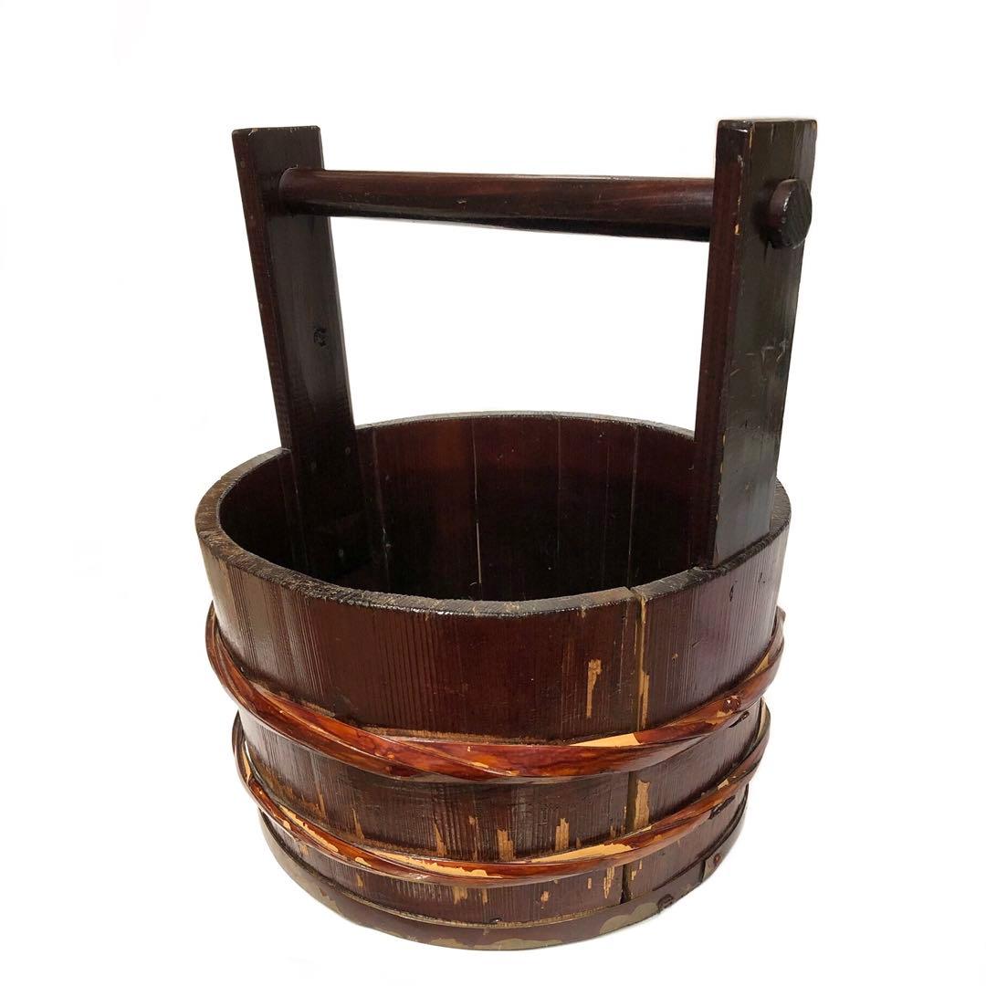 ■ 時代物・レトロ ■ 木桶・木製桶・インテリア・ディスプレイ・花器・古道具