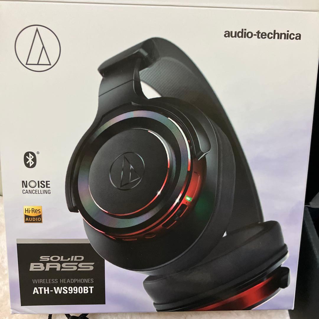 【美品】audio-technica ATH-WS990BT BRD ヘッドホン