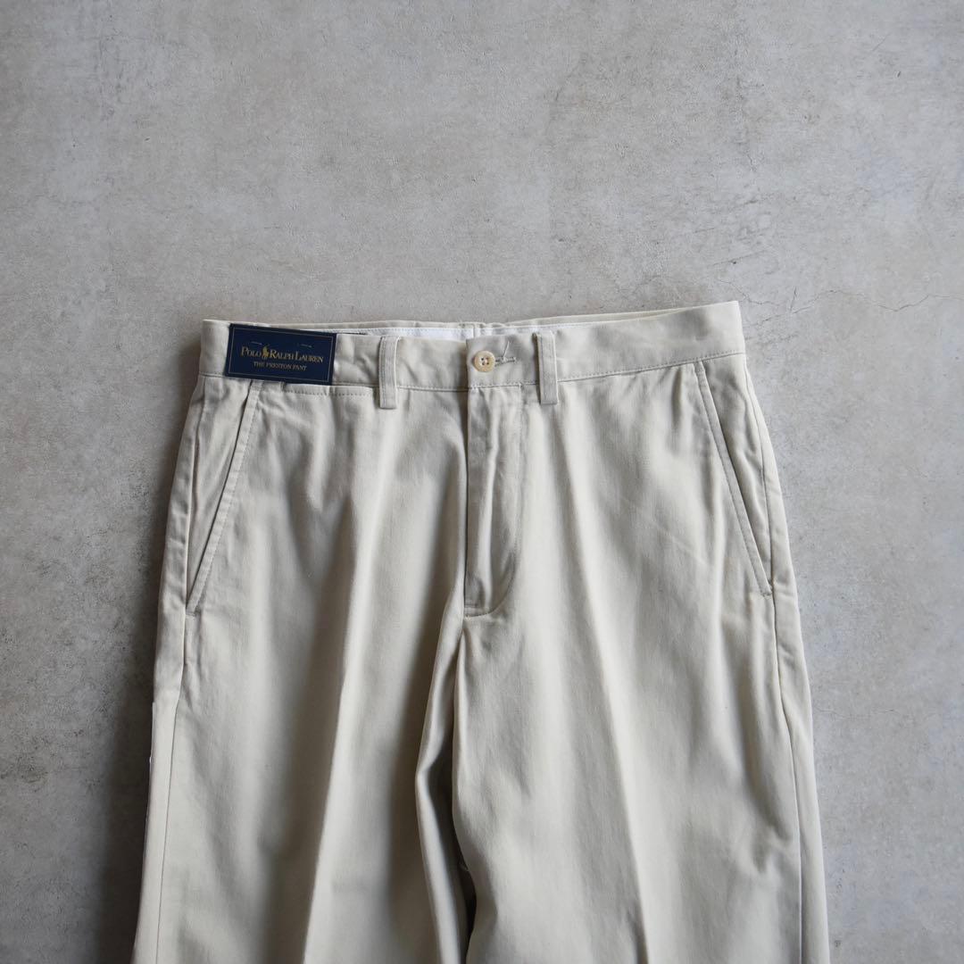 90s ラルフローレン ノータックチノ ポロチノ 未使用 W31 L30 レア