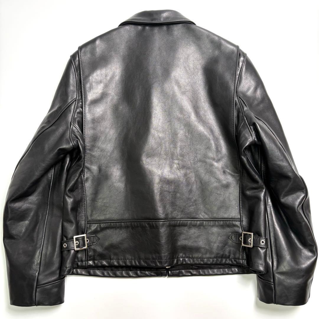 【米国製】SCHOTT レザー ライダースジャケット 黒 44 103US