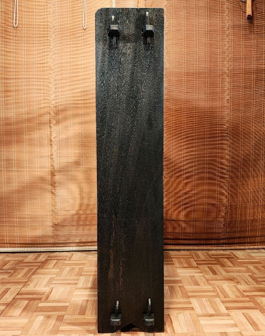 楔の木製本棚4段　オープンラック　昭和レトロ　古家具