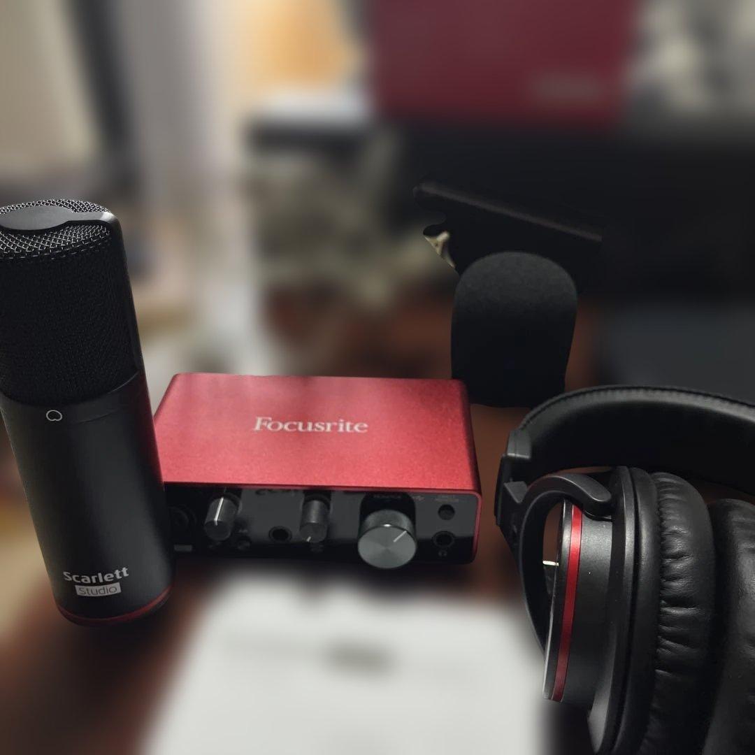 DTM・DAW Focusrite Scarlett Solo +iRig strem