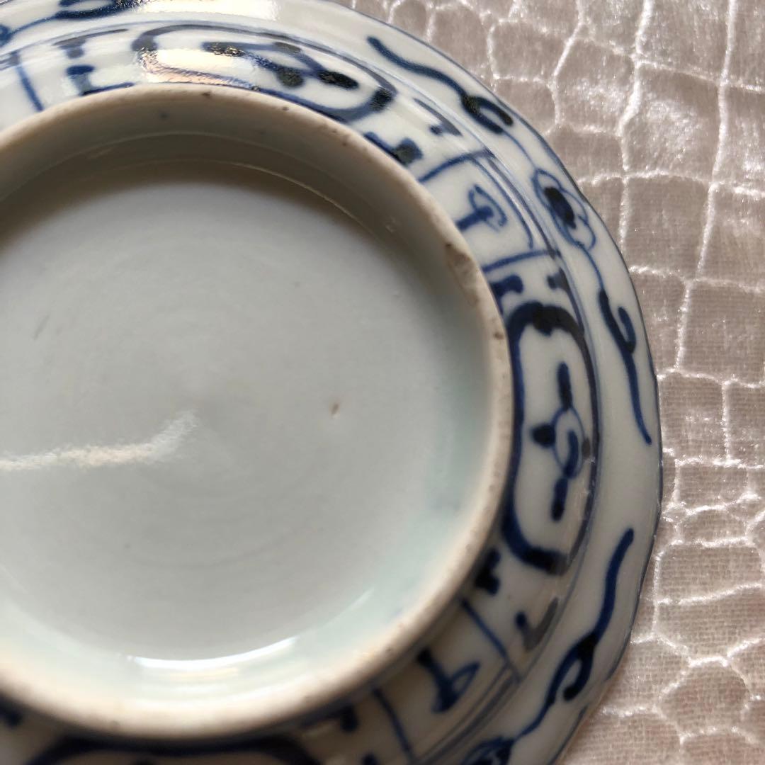 古伊万里 芙蓉手染付花鳥図手塩皿20枚　文化文政期