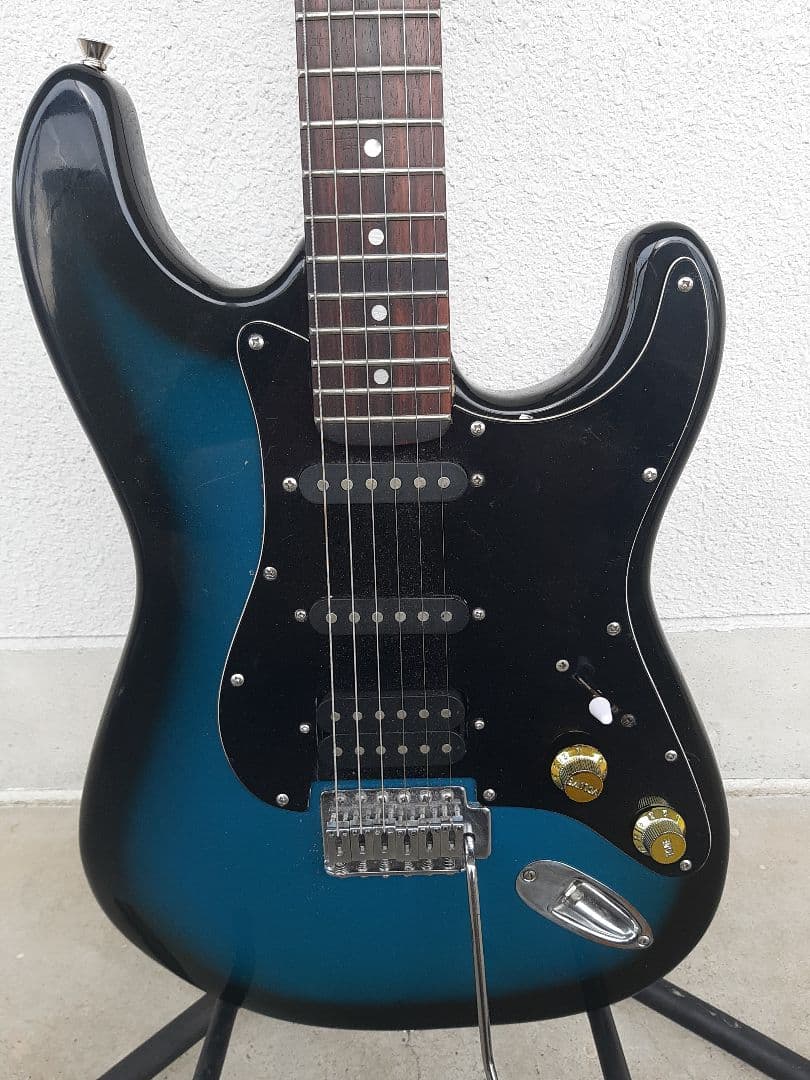 最終値下げ加熱処理ＡＩＹストラトタイプエレキギターSSH青おすすめ