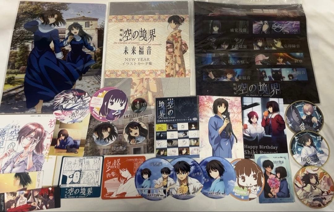 空の境界　NEW year イラストカード集　コースター　ポスカ　色紙等