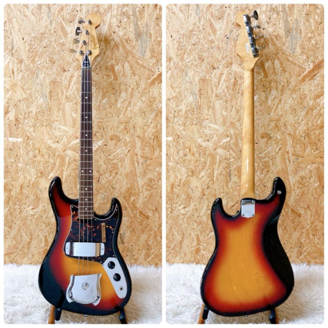 GUYATONE グヤトーン　EB ビザール　JAPAN ビンテージ　0フレット