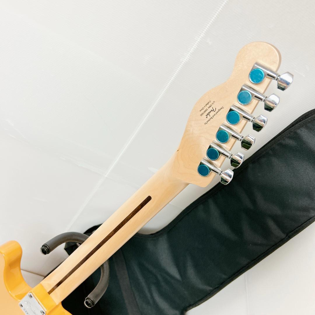 美品 Squier スクワイヤー Telecaster テレキャスター イエロー