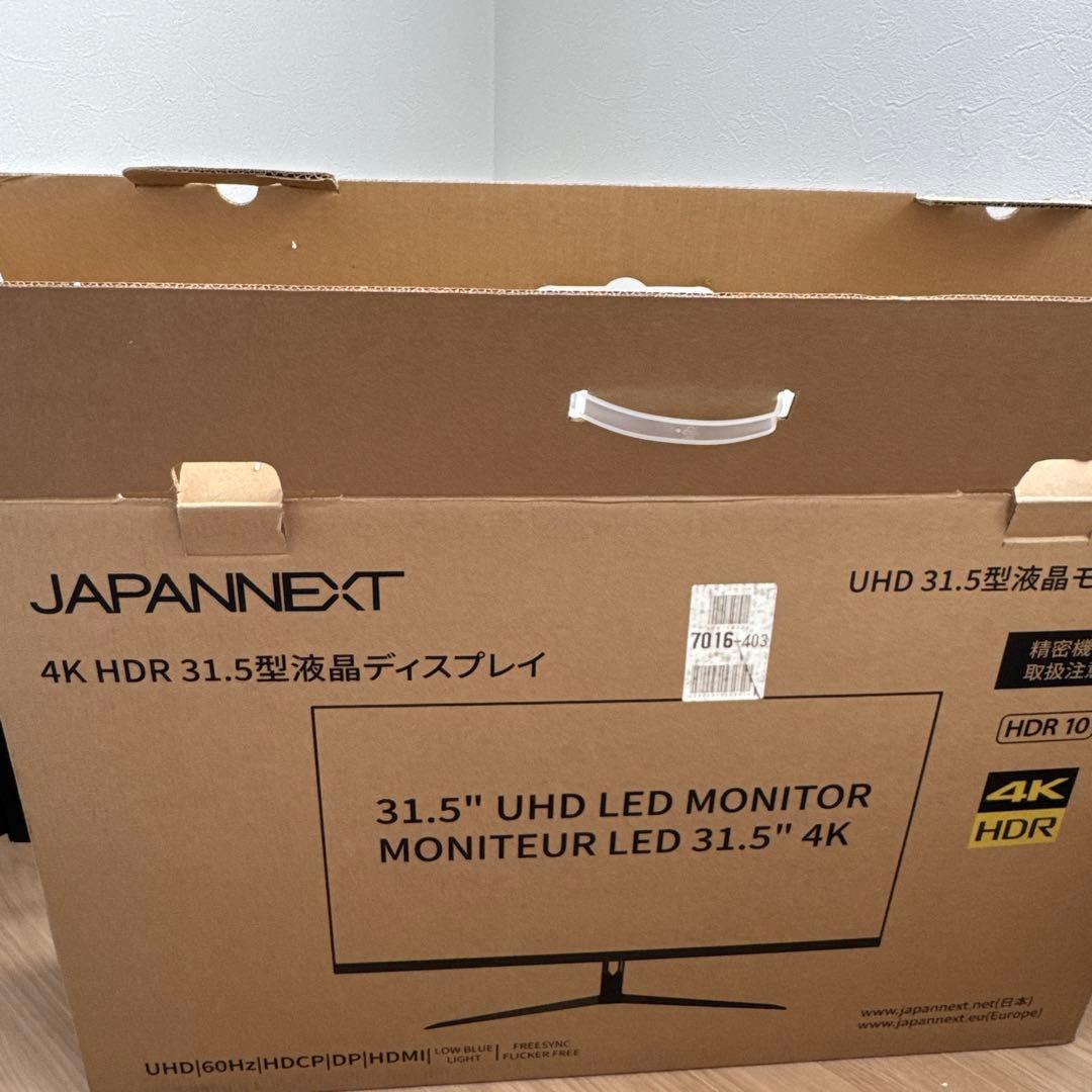 JAPANNEXT JN-IPS315UHDR 4K IPSモニター