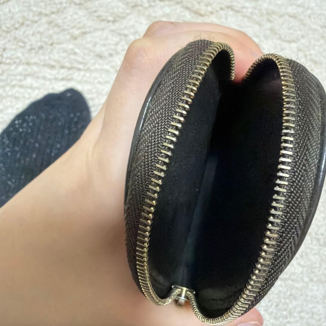 【ビバ 】GUCCI グッチ　丸型ケース　ハート　GG 小銭入れ