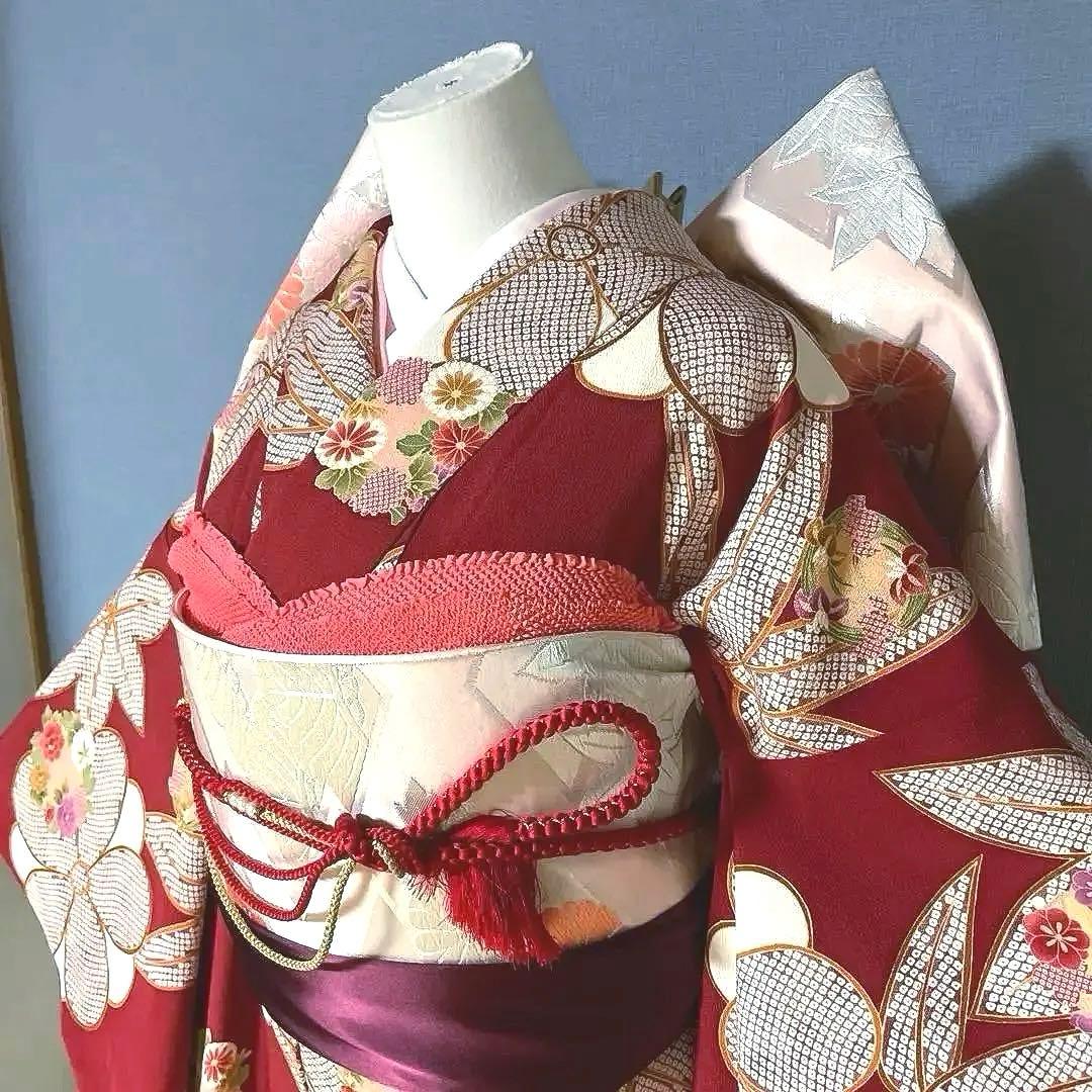 23点　振袖フルセット　新品ショール着付け道具付き　 成人式振袖　振袖　友禅