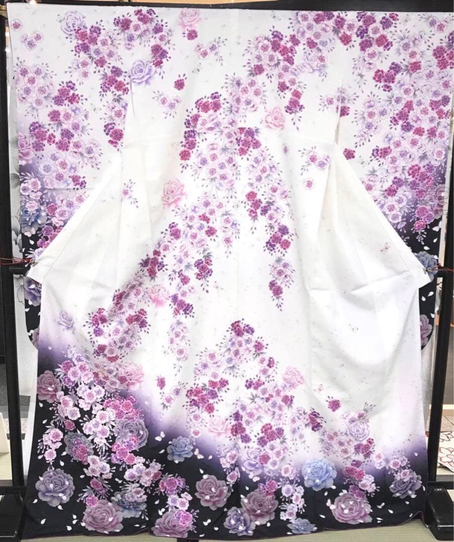 アキ2014★中古品★振袖 お仕立上り ポリエステル H.L振袖　6