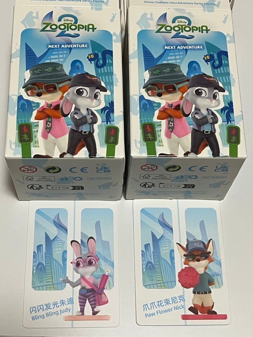 ズートピア2 ズートピア　ポップマート　POPMART ニック　ジュディ