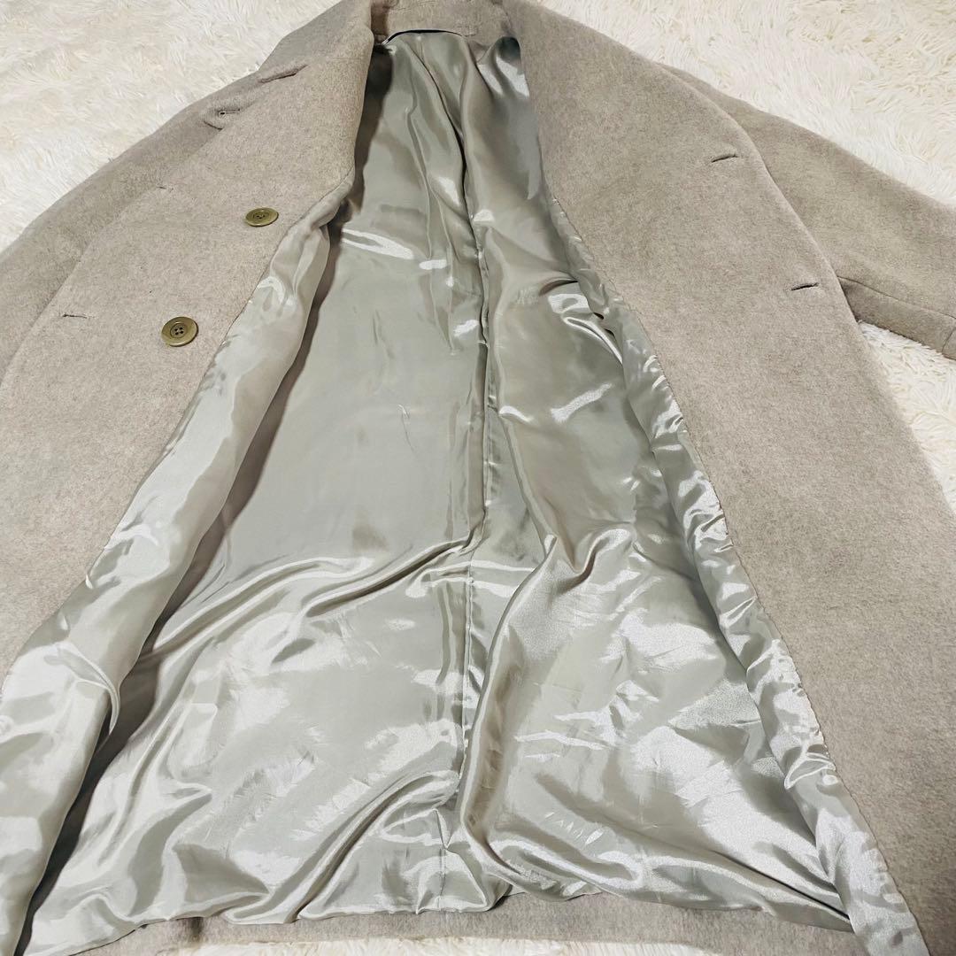 2024 ticca テントコート グレージュ チェスターコート　オーバーサイズ