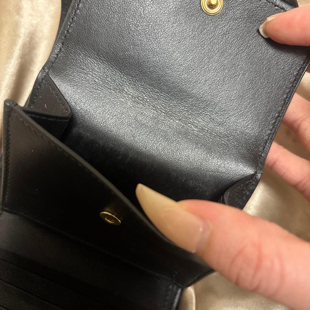 【おと♡】CELINE ブラック 三つ折り財布