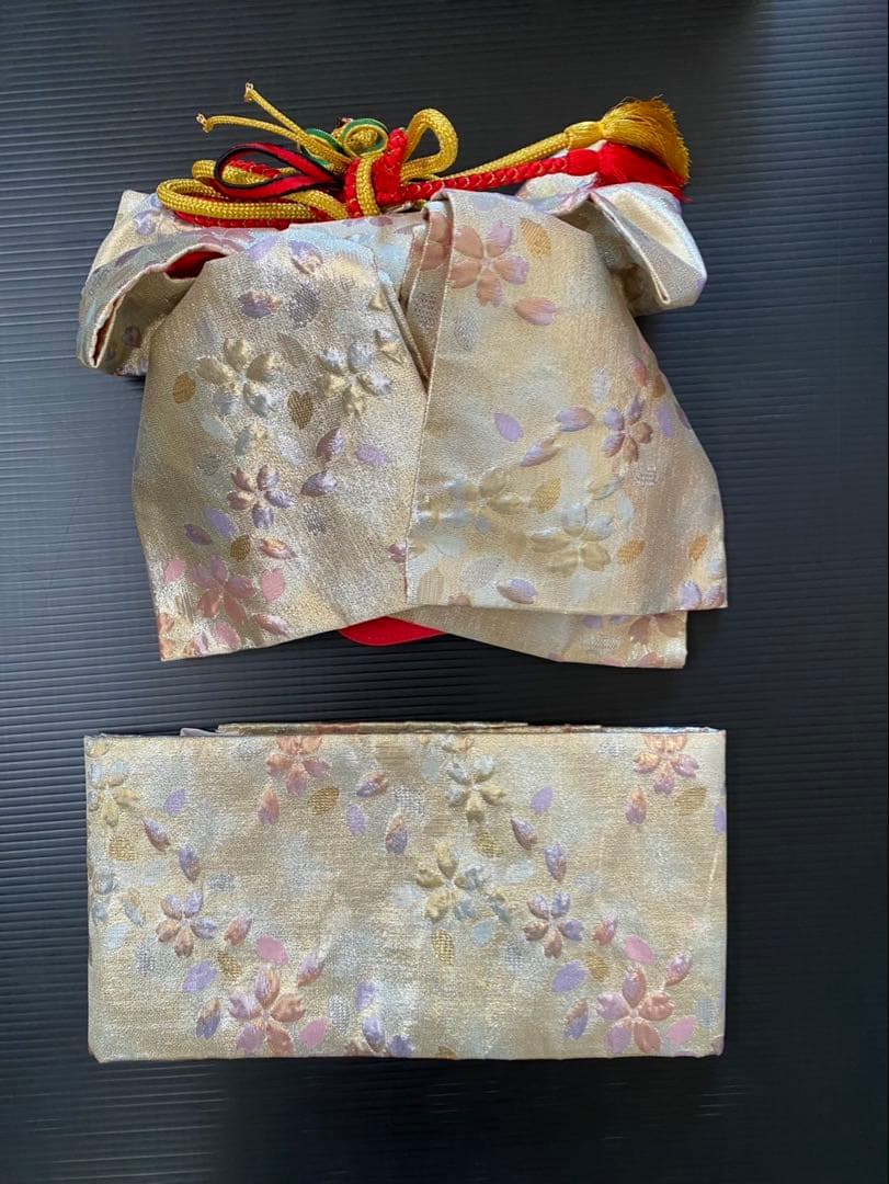 る〜は七五三の7歳用の結び帯と箱背子セット