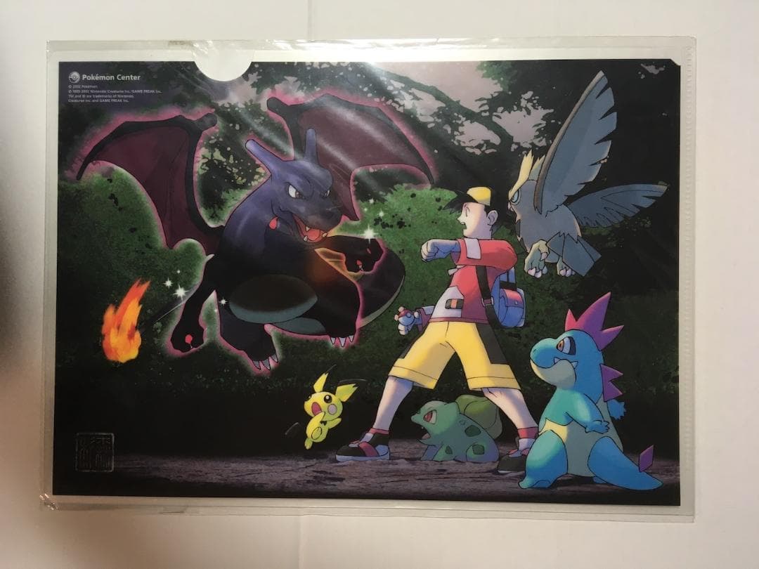 【2002年度版】 ポケモンセンター 杉森健 クリアファイル 2枚セット