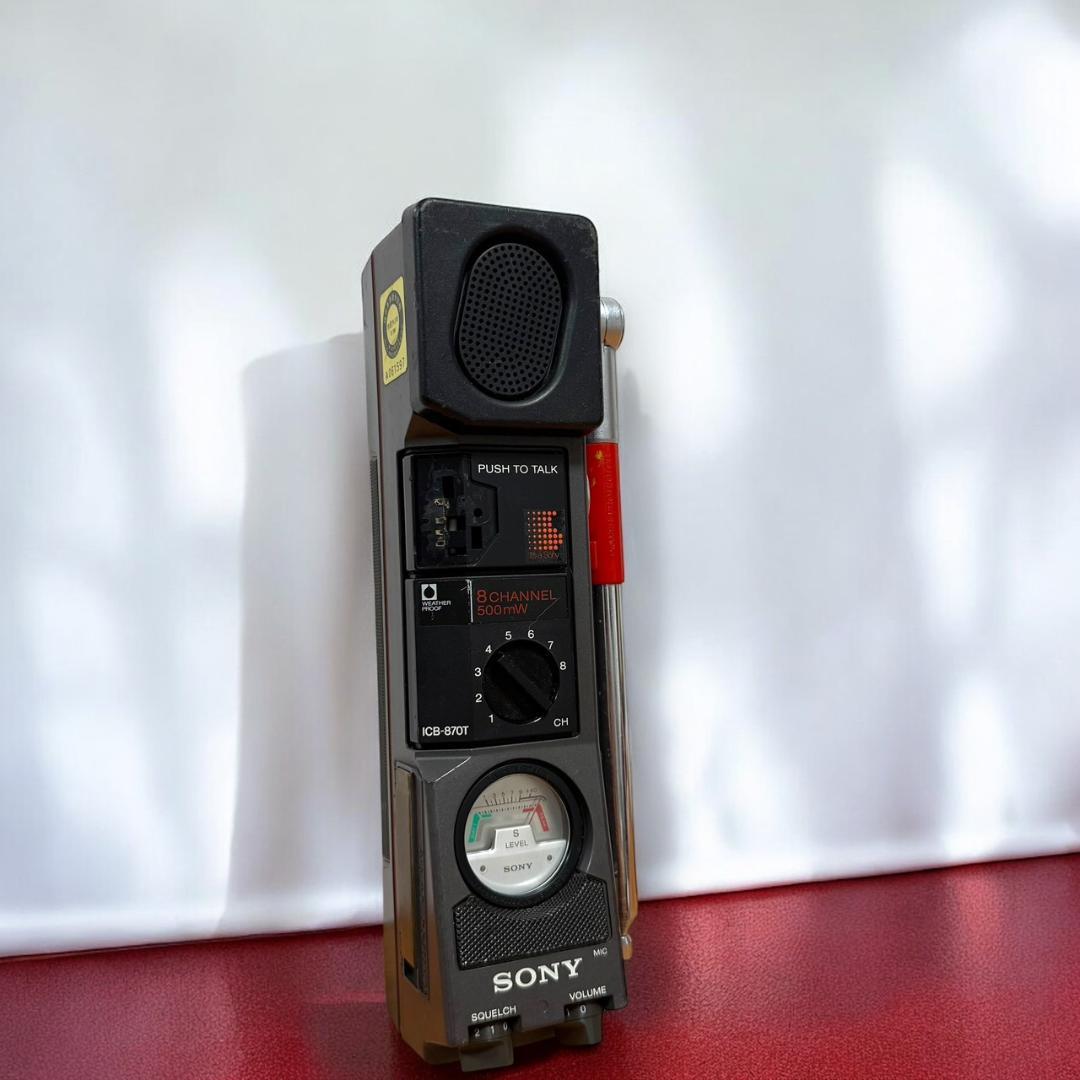 C ☆ ソニー ICB-870T 8ch トランシーバー 無線機 市民ラジオ