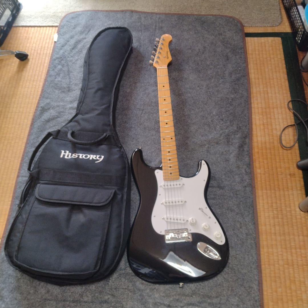 国産Historyストラトキャスター ブラック ゴトーペグ