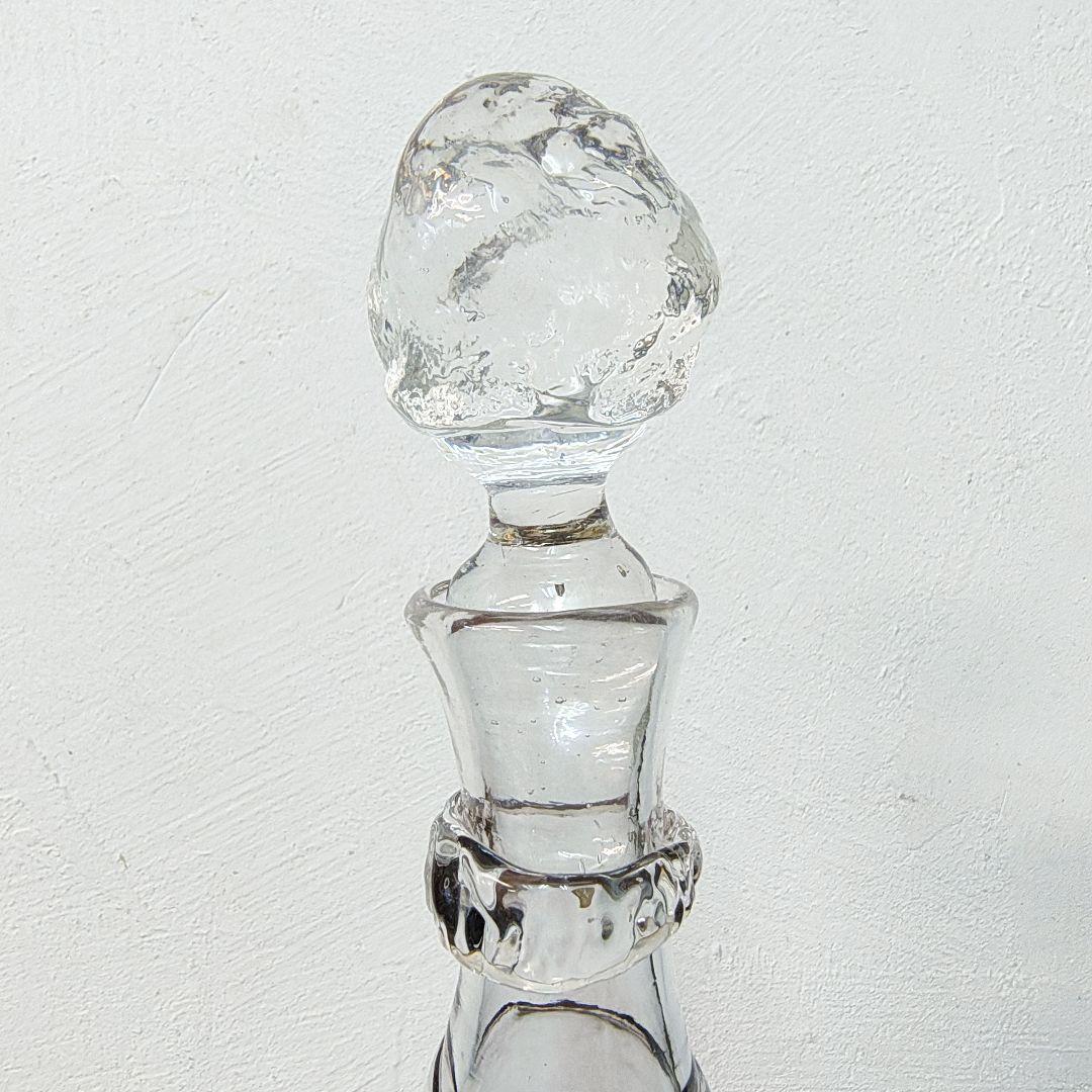 【屋我平尋】ガラス 栓付瓶 デキャンタ 作家もの