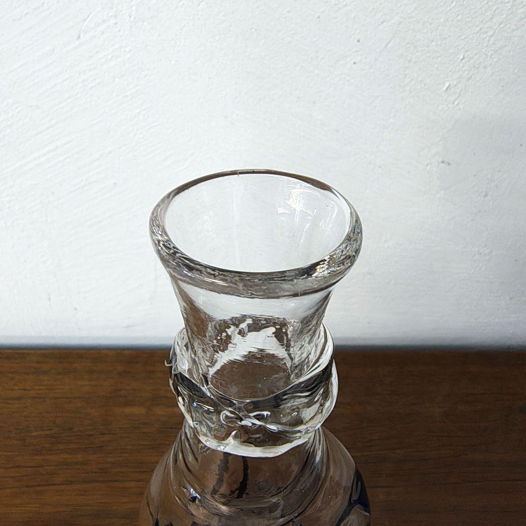 【屋我平尋】ガラス 栓付瓶 デキャンタ 作家もの