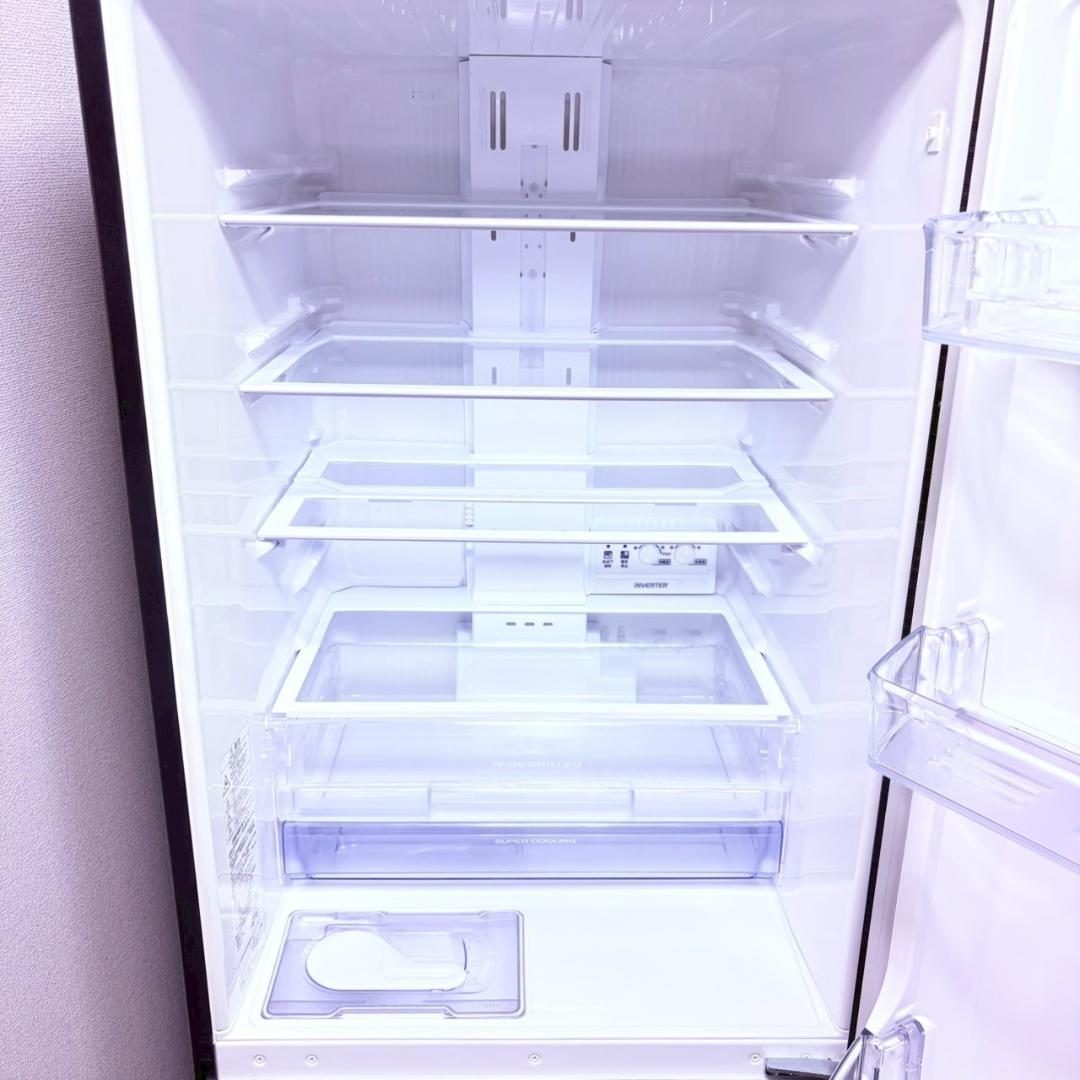 【極美品】三菱 冷蔵庫 365L ガラス扉 高年式 2022年製 大容量