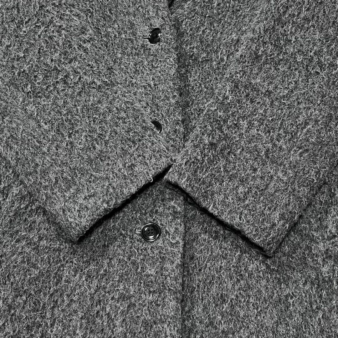 IENA イエナ チェスターコート ウール アルパカ モヘア シャギー 灰色 M
