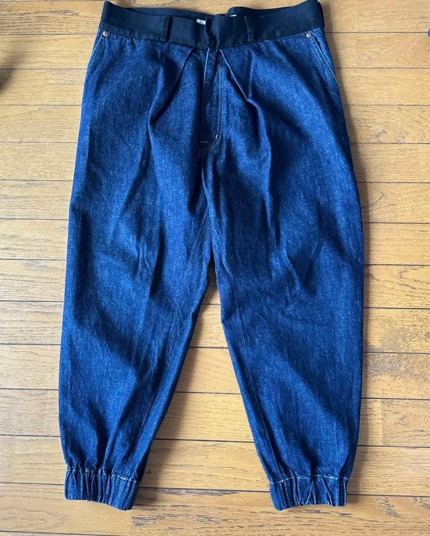 GARYU ダークデニム サルエルパンツ Mサイズ