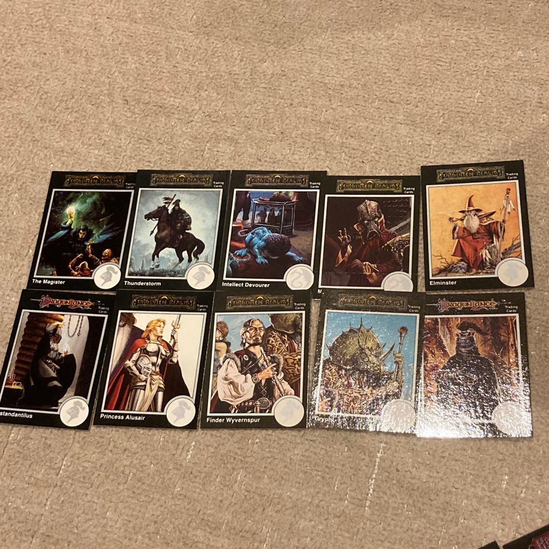 【激レア】アドバンスド・ダンジョンズ&ドラゴンズトレーディングカード　1991年