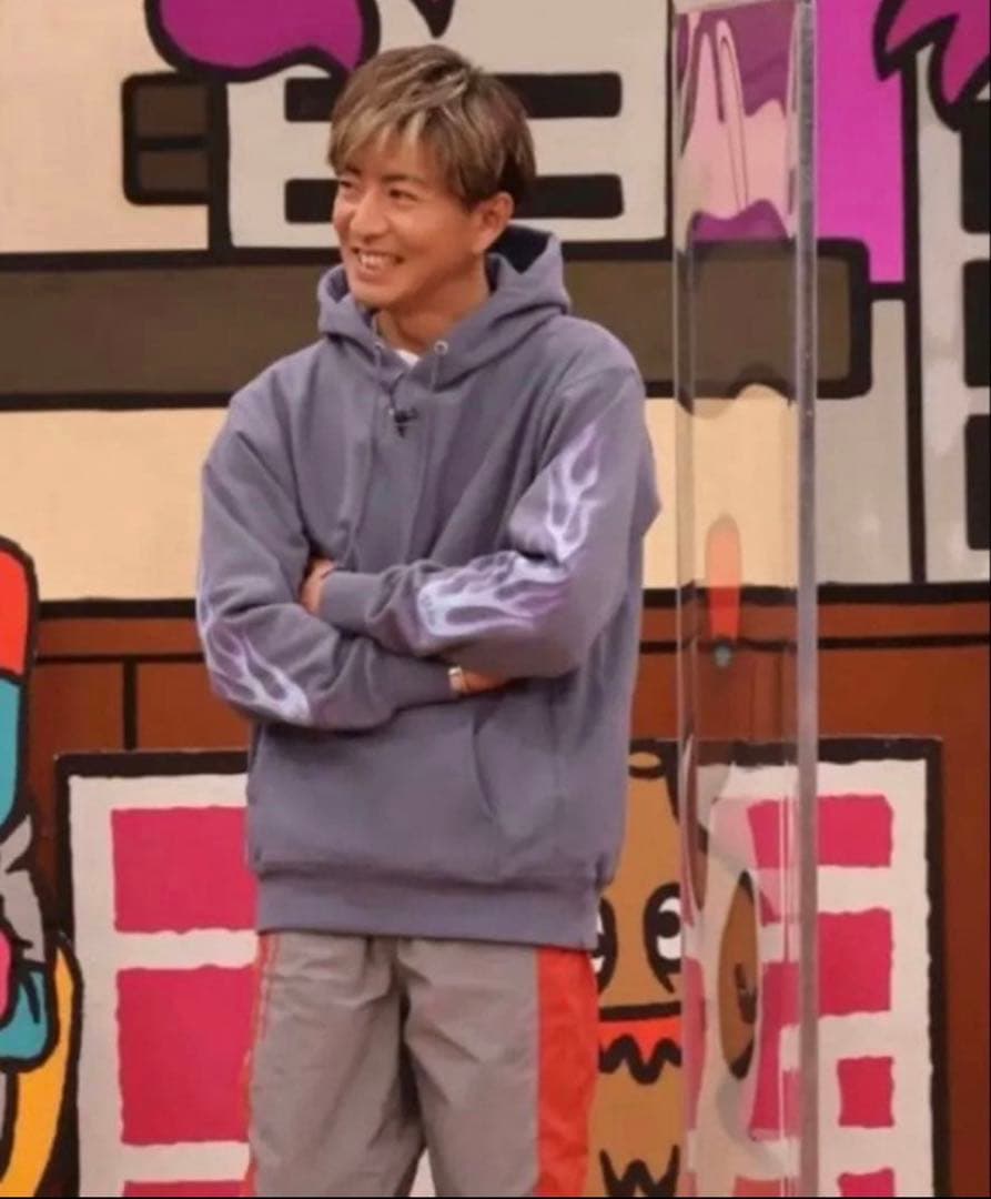 HideandSeek ブルーグレー XL パーカー