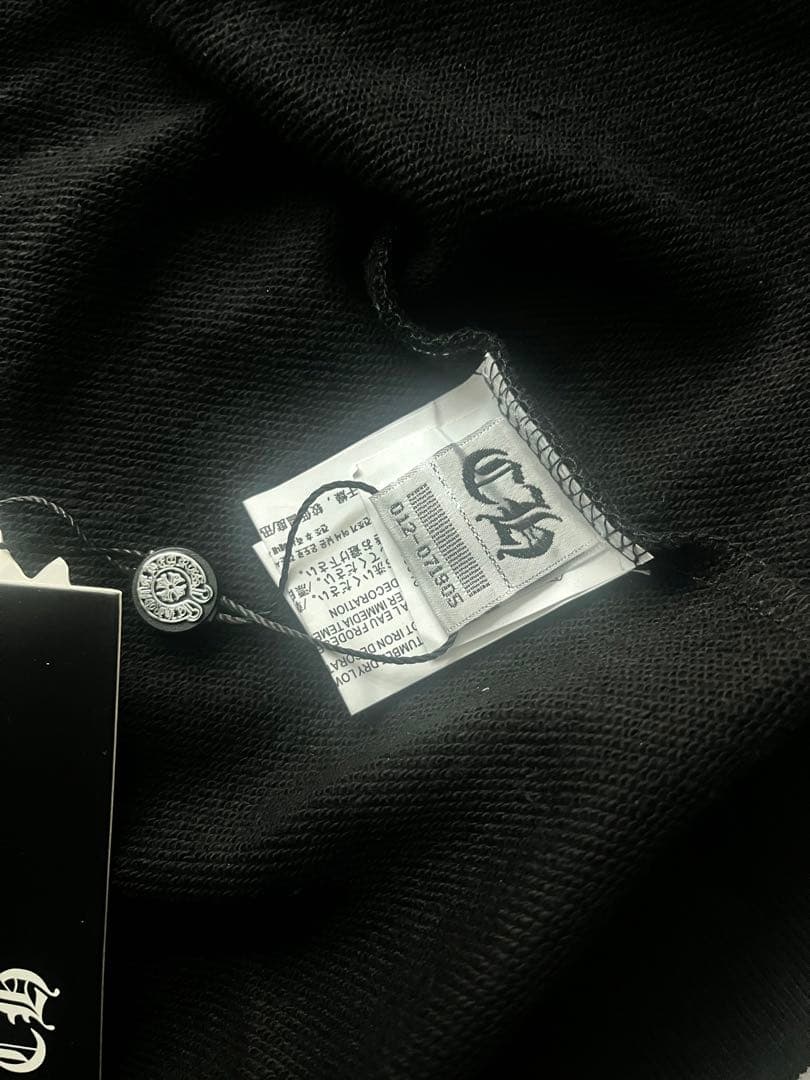 Chrome Hearts ブラックパーカー　L