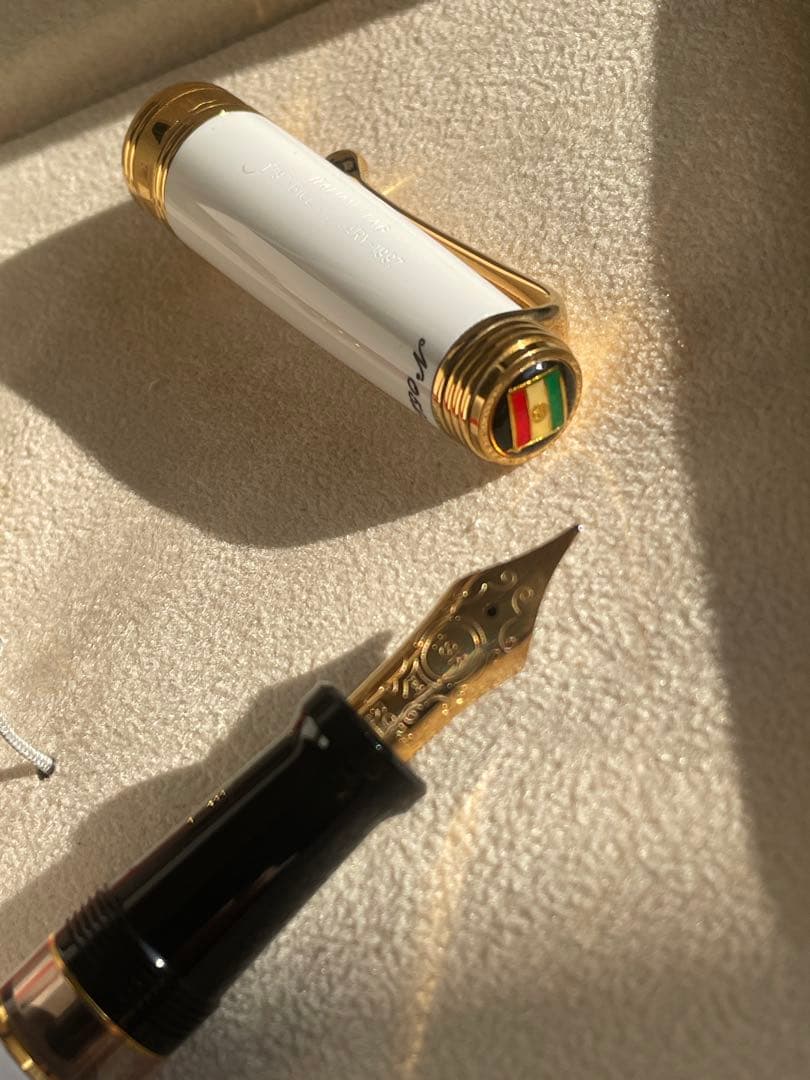 heyco　万年筆アウロラ　新品イタリアン・フラッグ緑白赤3本コンプリート